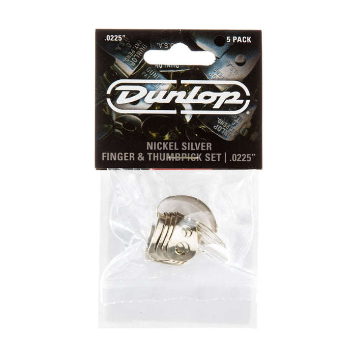 Dunlop 33P N/S 4FINGER & 1THUMB .0225 - PLAYER'S PACK 5 PLETTRI