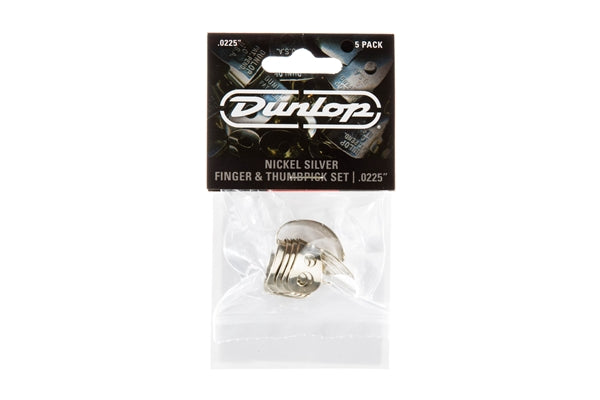 Dunlop 33P N/S 4FINGER & 1THUMB .0225 - PLAYER'S PACK 5 PLETTRI