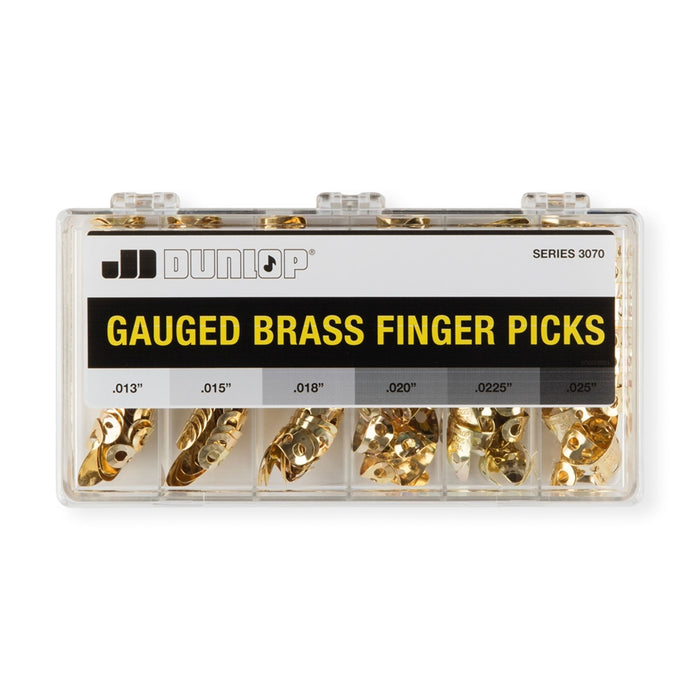 Dunlop 3070 BRASS FINGER - CABINET 120 PLETTRI