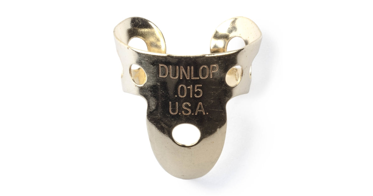 Dunlop 37R BRASS FINGER .015 - TUBO 20 PLETTRI