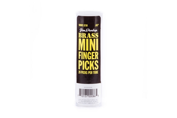 Dunlop 371R BRASS MINI FINGER .013 - TUBO 20 PLETTRI