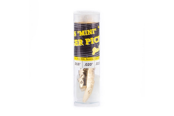 Dunlop 371R BRASS MINI FINGER .015 - TUBO 20 PLETTRI