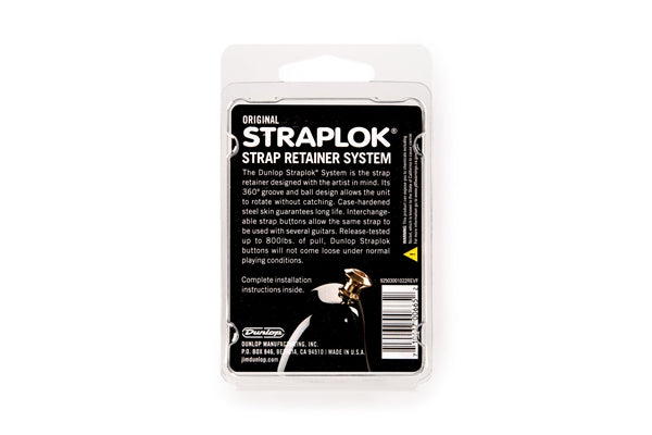 Dunlop SLS1101N Straplok Original Strap Retainer System, Nickel