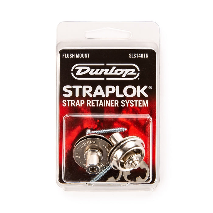 Dunlop SLS1401N Straplok Flush Mount Strap Retainer System, Nickel