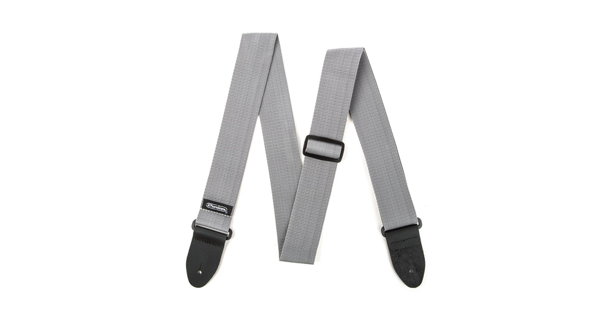 Dunlop D07-01GY DUNLOP POLY STRAP GRAY