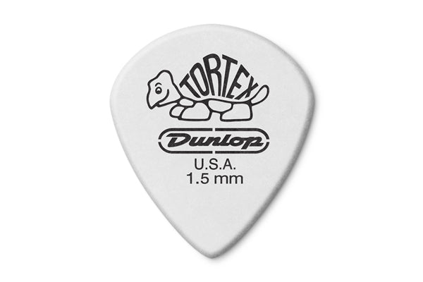 Dunlop 478P1.50 TORTEX WHITE JAZZ III, 1.5MM