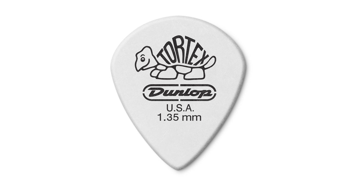 Dunlop 478R1.35 Tortex White Jazz III, 1.35mm