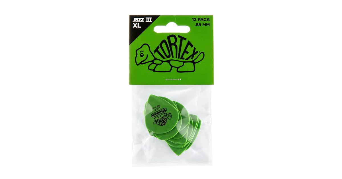 Dunlop 498P.88 TORTEX JAZZ III XL, .88MM