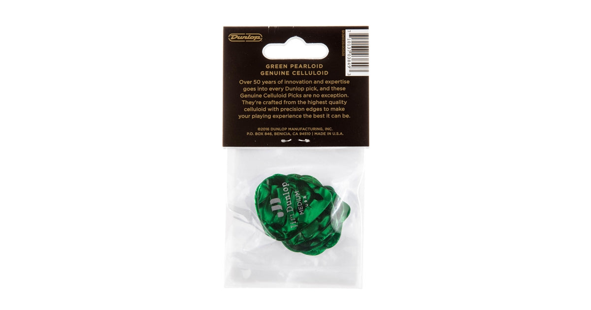 Dunlop 483P#12 Green Pearloid - Medium