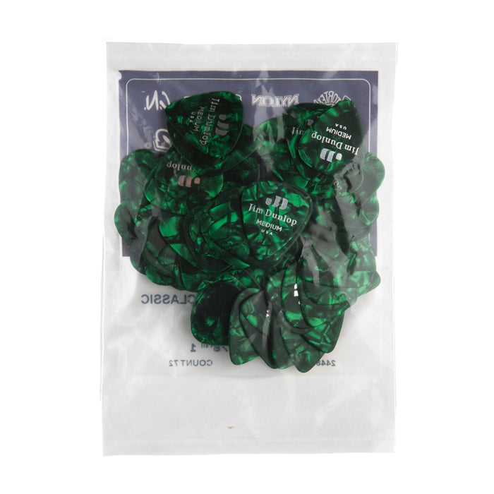 Dunlop 483R#12 Green Perloid - Medium