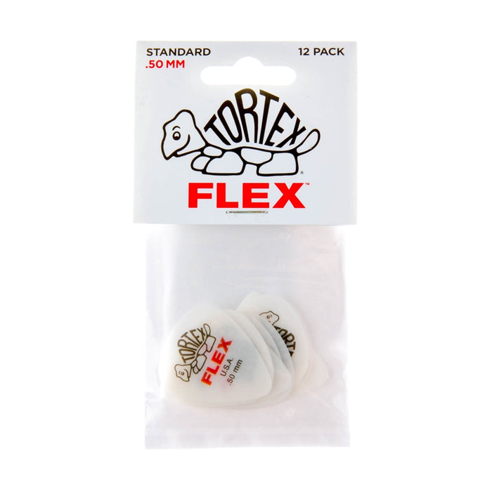 Dunlop 428P.50 Tortex Flex Standard .50 mm Pack/12