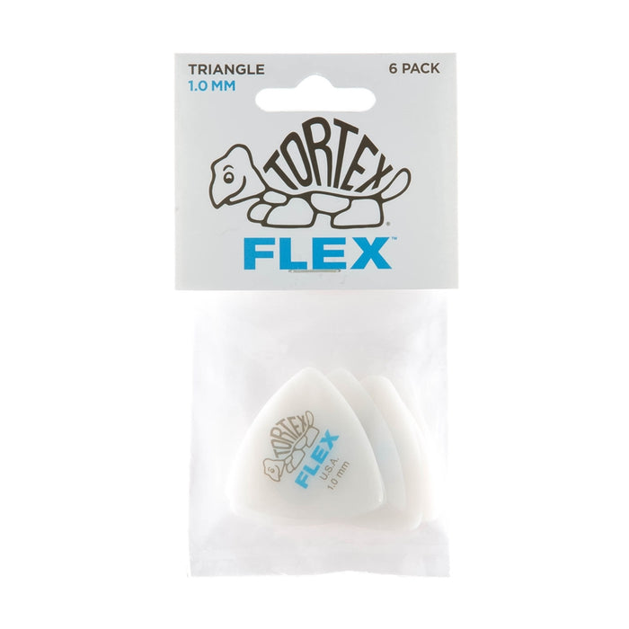 Dunlop 456P1.0 Tortex Flex Triangle 1.0 mm Pack/6