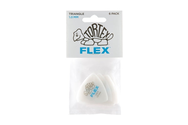 Dunlop 456P1.0 Tortex Flex Triangle 1.0 mm Pack/6