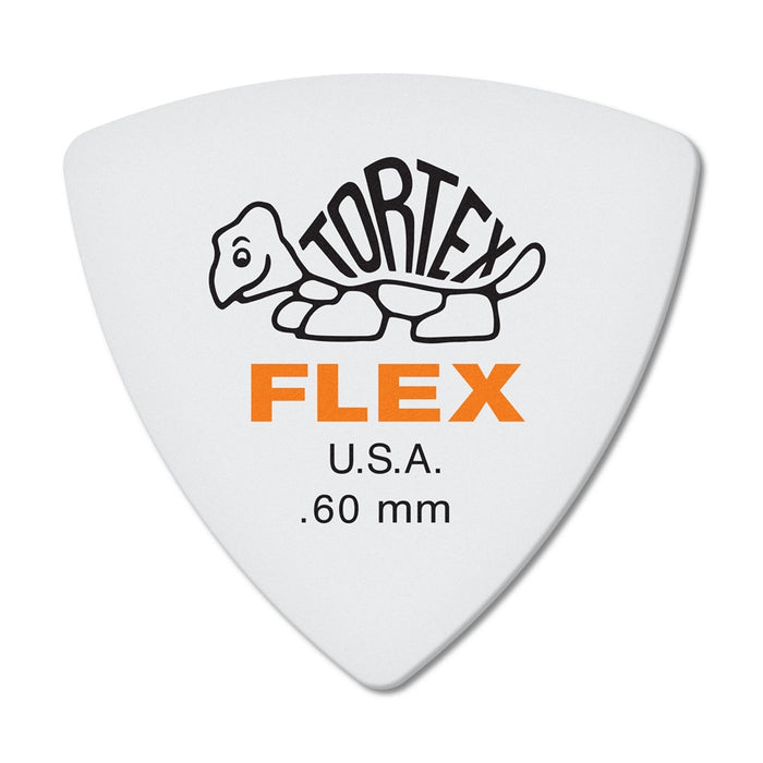 Dunlop 456R.60 Tortex Flex Triangle .60 mm Bag/72