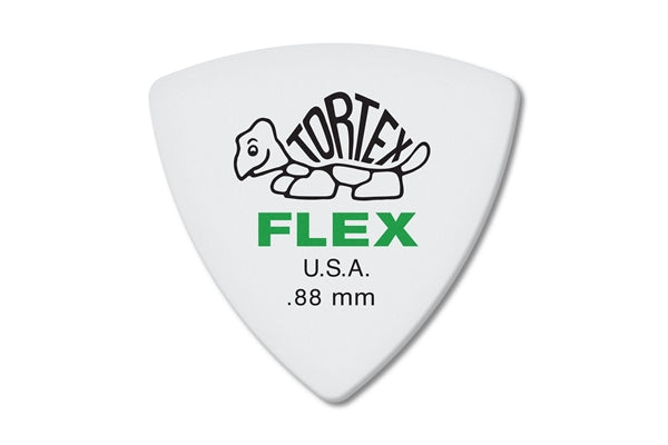 Dunlop 456R.88 Tortex Flex Triangle .88 mm Bag/72