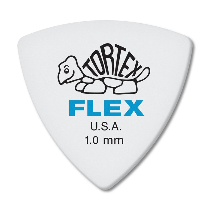 Dunlop 456R1.0 Tortex Flex Triangle 1.0 mm Bag/72