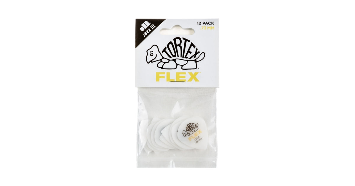 Dunlop 468P.73 Tortex Flex Jazz III .73mm pack/12