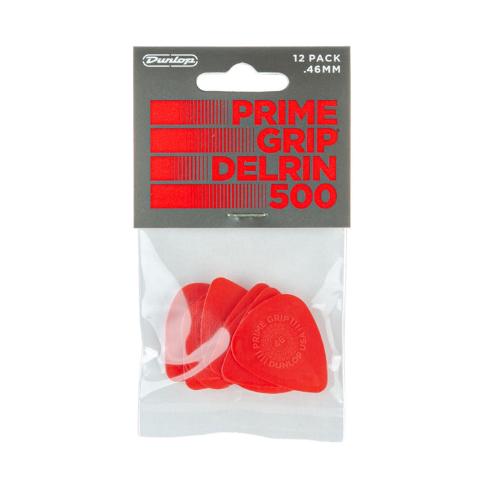 Dunlop 450P046 Prime Grip Delrin 500 .46 mm Player's Pack/12