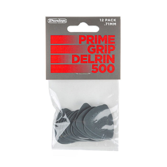 Dunlop 450P071 Prime Grip Delrin 500 .71 mm Player's Pack/12