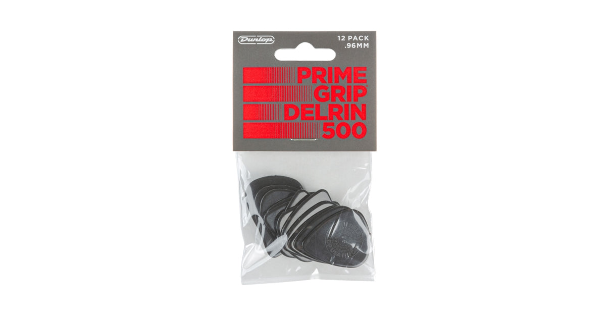 Dunlop 450P096 Prime Grip Delrin 500 .96 mm Player's Pack/12