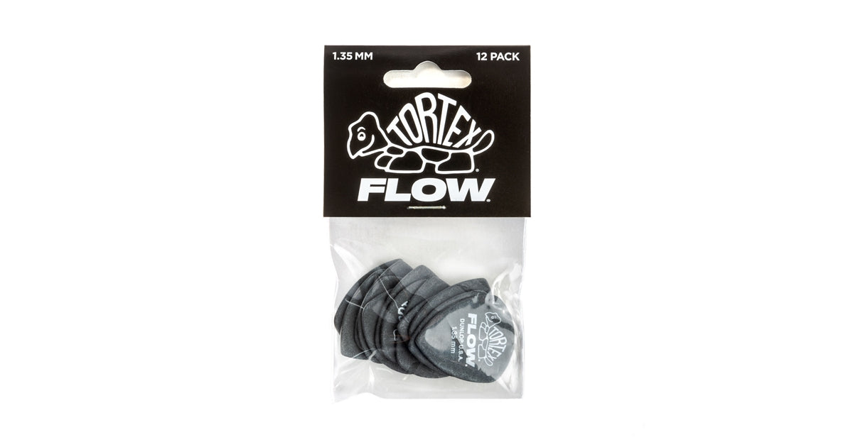 Dunlop 558P135 Tortex Flow Standard 1.35 mm Player's Pack/12