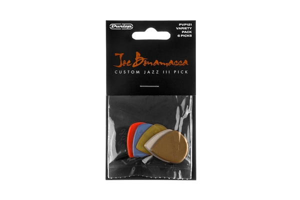 Dunlop PVP121 Joe Bonamassa Custom Jazz III Pick Variety Pack