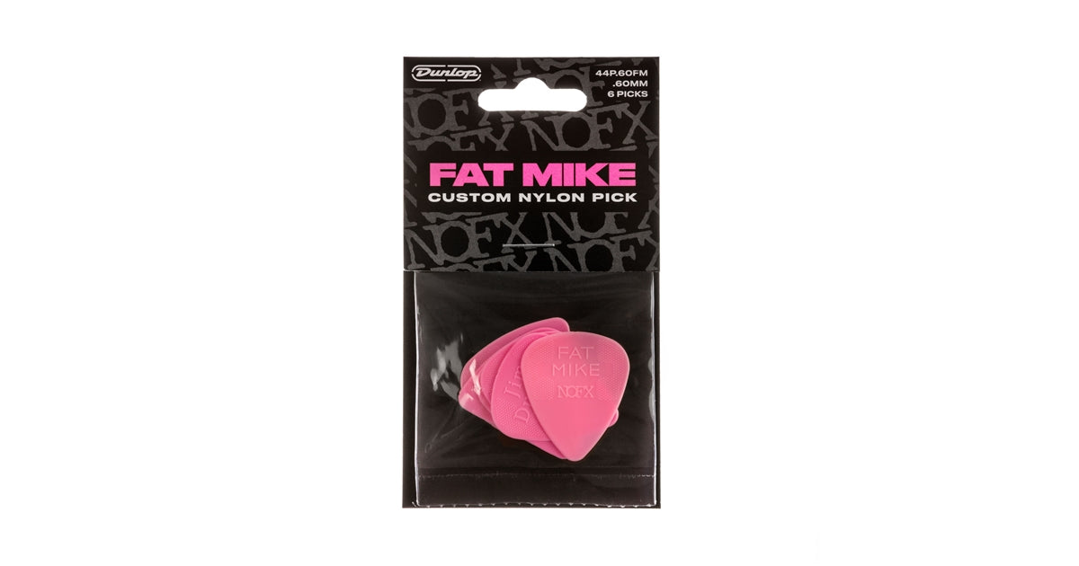 Dunlop 44P060FM Fat Mike Custom Nylon Pick 6pc