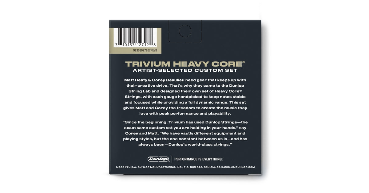 Dunlop TVMN1063-7 Trivium Heavy Core