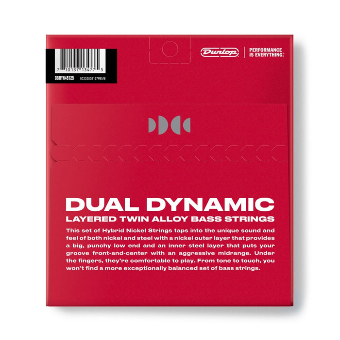 Dunlop DBHYN45125 Dual Dynamic Hybrid Nickel Set/5