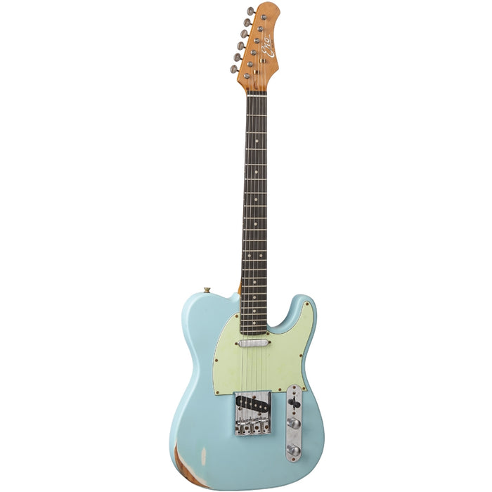 Eko Guitars VT-380 Relic Daphne Blue