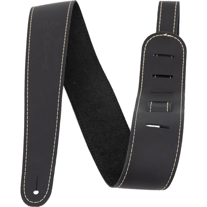 Martin & Co. 18A0046 Tracolla Slim, Leather, Black