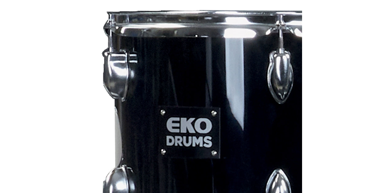 Eko Drums ED-100 Drum kit Black - 3 pezzi