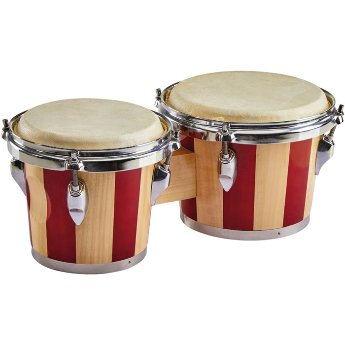 Eko Drums BON 100 6"" & 7"" Bongo a doghe di legno - Natural