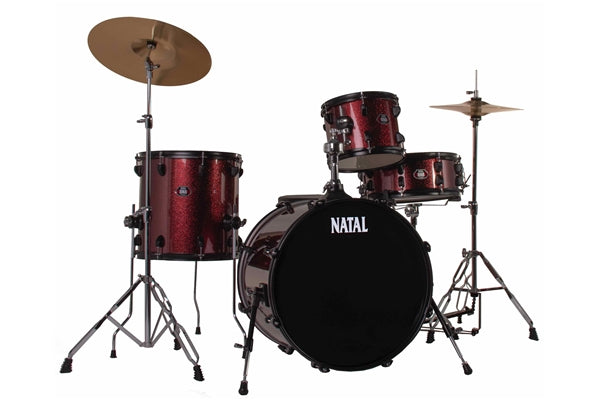 Natal  DNA TX20 4 pezzi Red Sparkle - Black Hardware