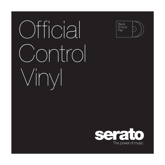 SERATO 10’’ Serato Standard Colors Black