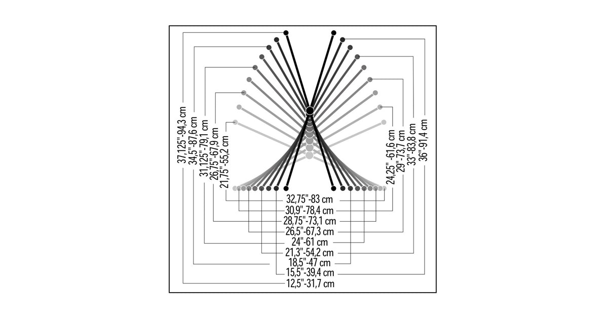 Quik Lok T/10 BK Supporto Tastiera a ""X""