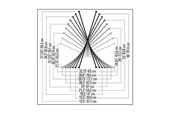 Quik Lok T/10 BK Supporto Tastiera a ""X""