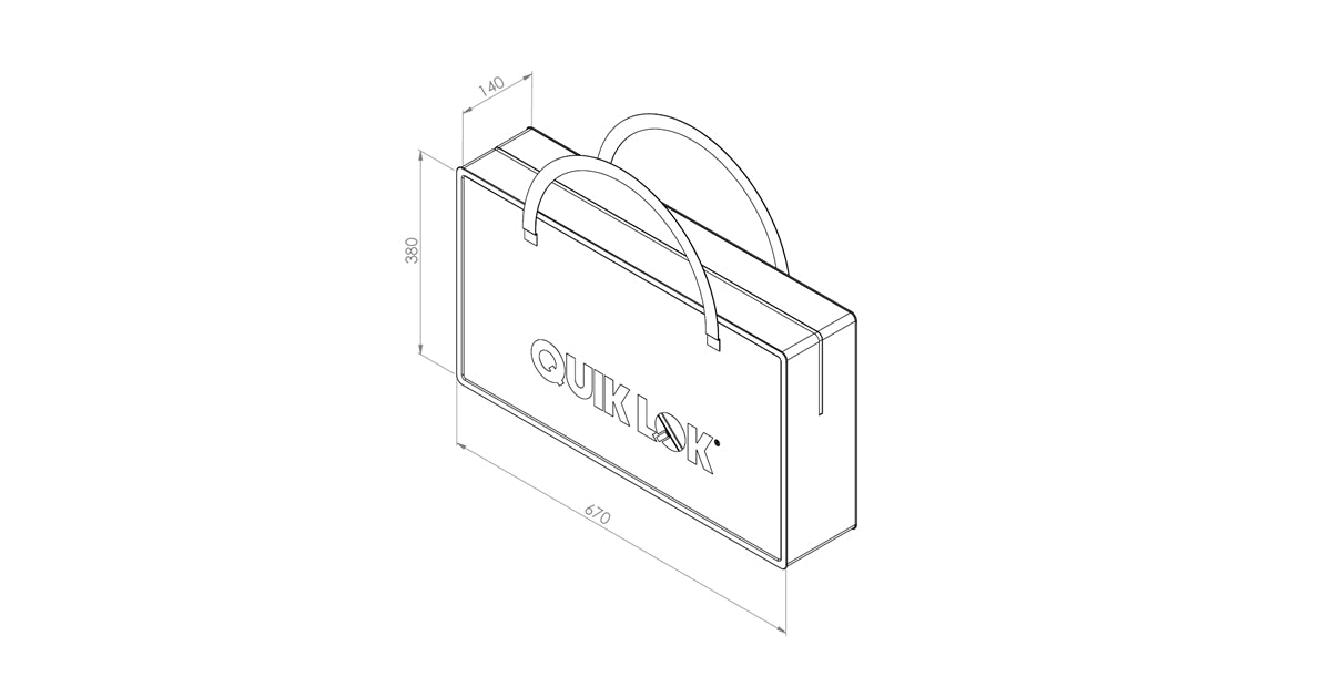 Quik Lok CB/330-1 Borsa Leggio