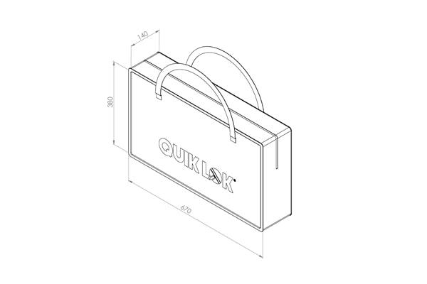 Quik Lok CB/330-1 Borsa Leggio