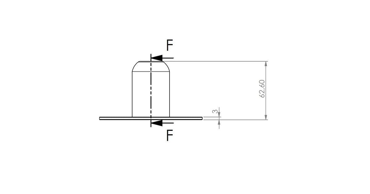 Quik Lok SC/108 Flangia per speaker