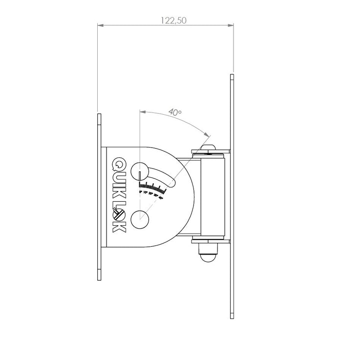 Quik Lok QL/956 Coppia di supporti per casse