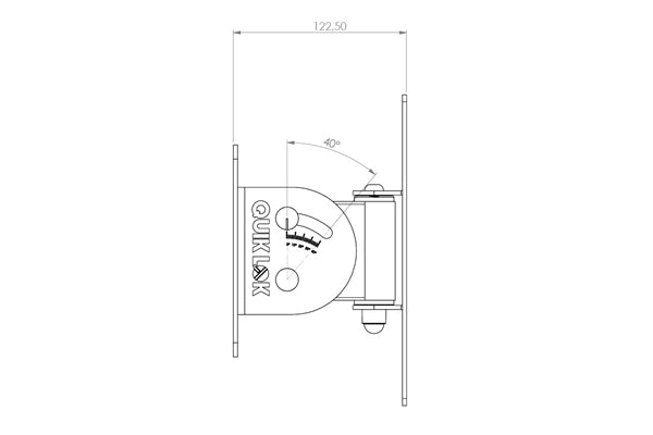 Quik Lok QL/956 Coppia di supporti per casse