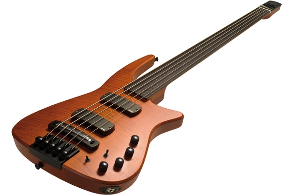 NS Design CR5 Radius Bass 5 Fretless Amber Satin