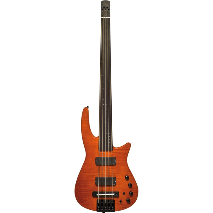 NS Design CR5 Radius Bass 5 Fretless Amber Satin