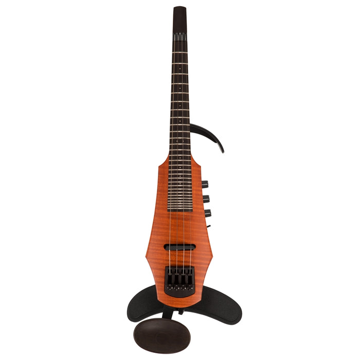 NS Design CR Fretted Electric Violin 4 Amber Stain