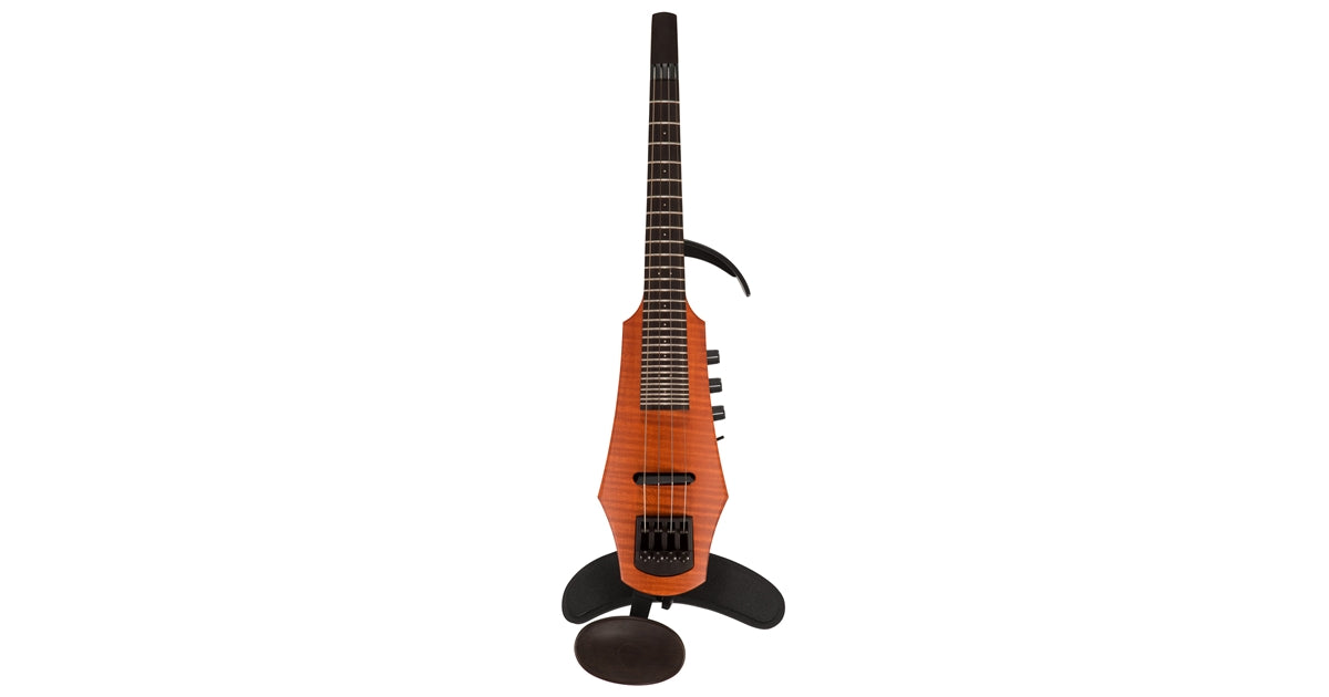 NS Design CR Fretted Electric Violin 4 Amber Stain