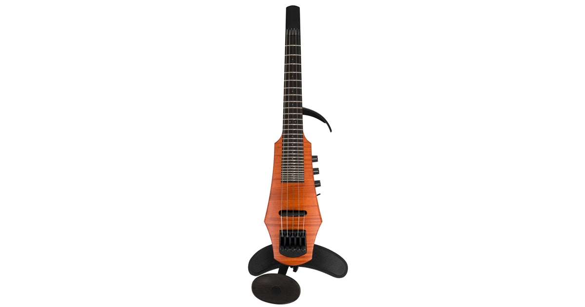 NS Design CR5 Fretted Electric Violin 5 Amber Stain