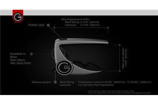 G7TH Performance 2 Classical Silver Capo