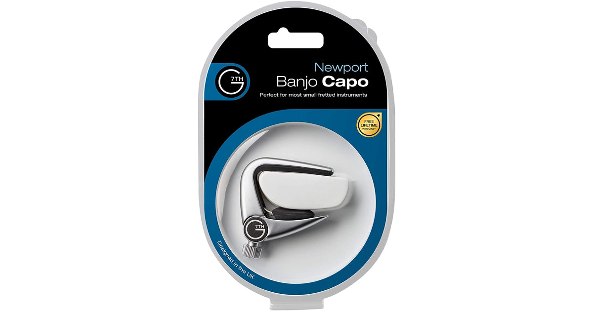 G7TH Newport Banjo-Ukulele Silver Capo