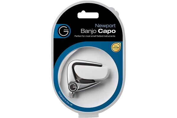 G7TH Newport Banjo-Ukulele Silver Capo